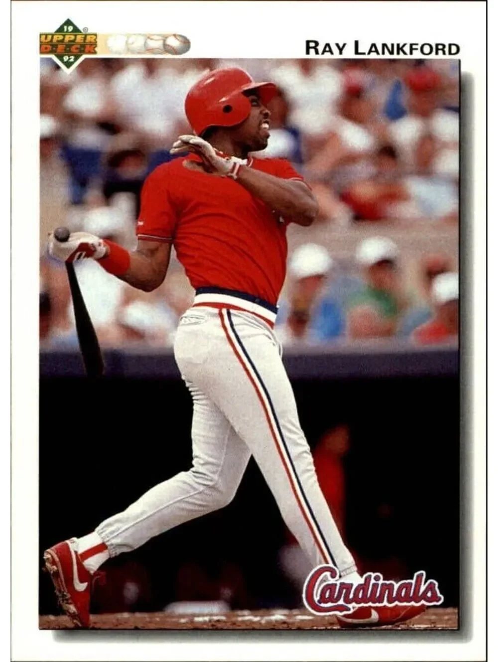 Ray Lankford 1992 Upper Deck MLB #262 Baseball Card St. Louis Cardinals